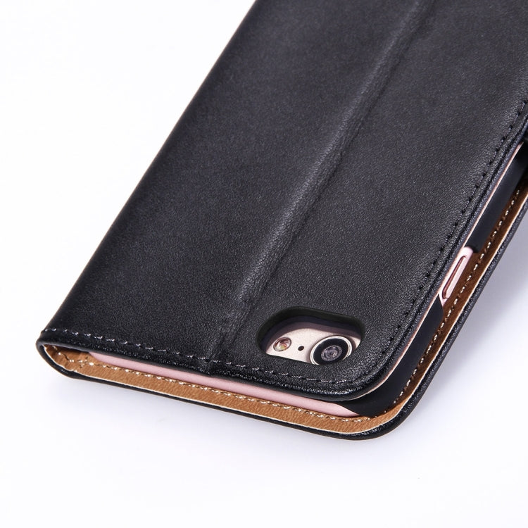 For  iPhone 8 & 7  Horizontal Flip Genuine Leather Case with Holder & Card Slots & Wallet