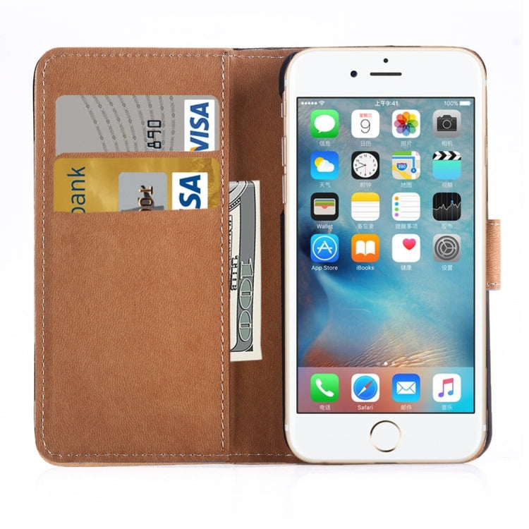 For  iPhone 8 & 7  Horizontal Flip Genuine Leather Case with Holder & Card Slots & Wallet
