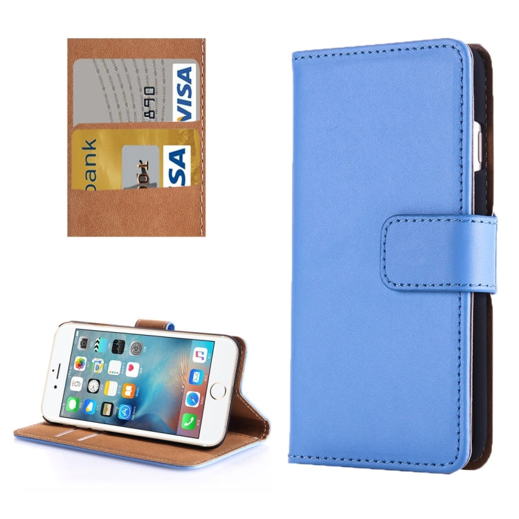 For  iPhone 8 & 7  Horizontal Flip Genuine Leather Case with Holder & Card Slots & Wallet