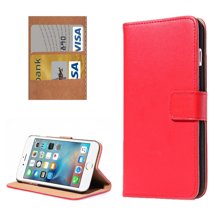 For  iPhone 8 & 7  Horizontal Flip Genuine Leather Case with Holder & Card Slots & Wallet