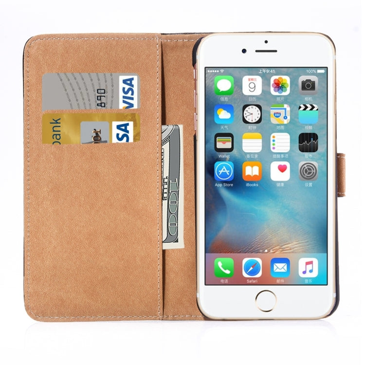 For  iPhone 8 & 7  Horizontal Flip Genuine Leather Case with Holder & Card Slots & Wallet