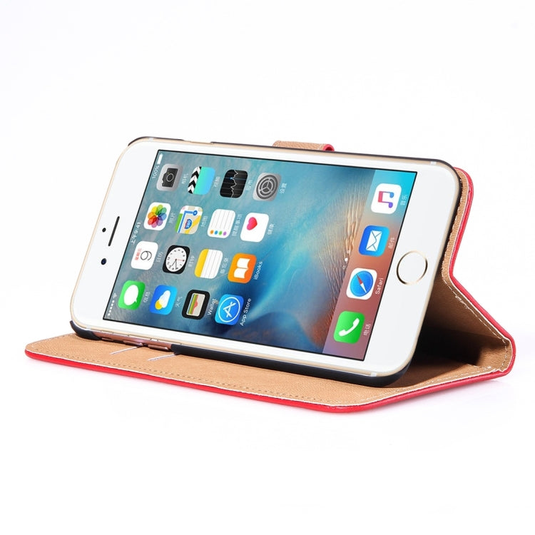 For  iPhone 8 & 7  Horizontal Flip Genuine Leather Case with Holder & Card Slots & Wallet