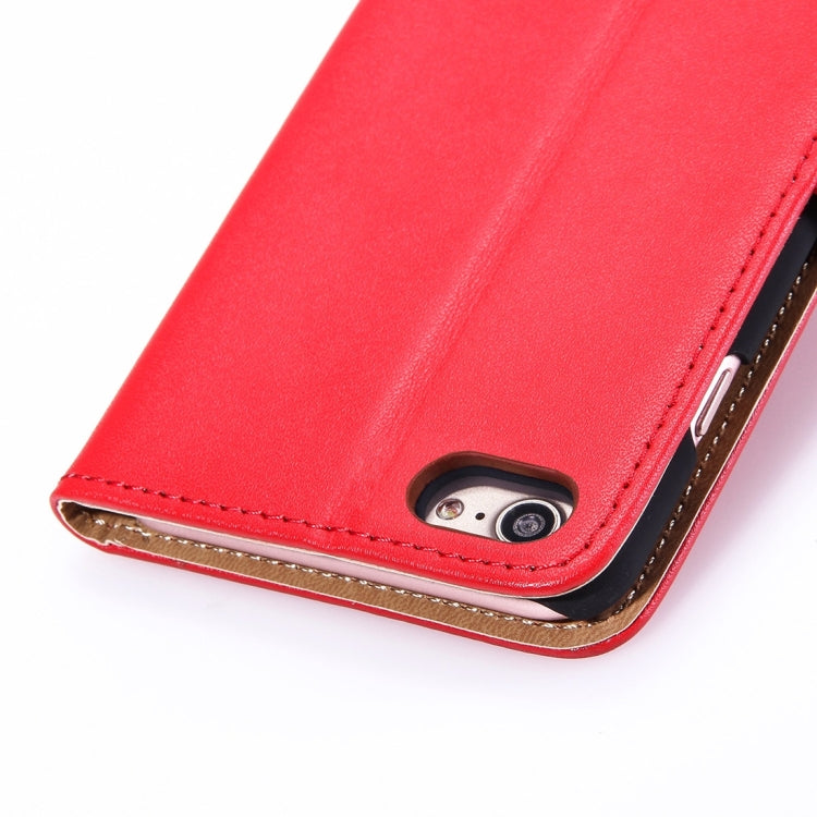 For  iPhone 8 & 7  Horizontal Flip Genuine Leather Case with Holder & Card Slots & Wallet