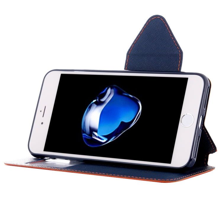 For  iPhone 8 & 7  Cross Texture Horizontal Flip Leather Case with Call Display ID & Holder & Card Slot