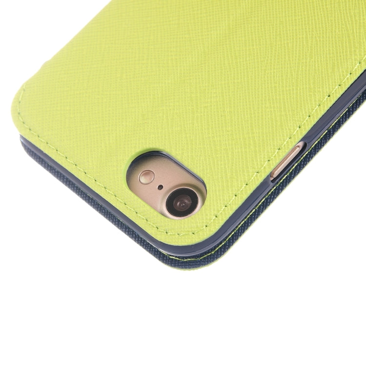 For  iPhone 8 & 7  Cross Texture Horizontal Flip Leather Case with Call Display ID & Holder & Card Slot