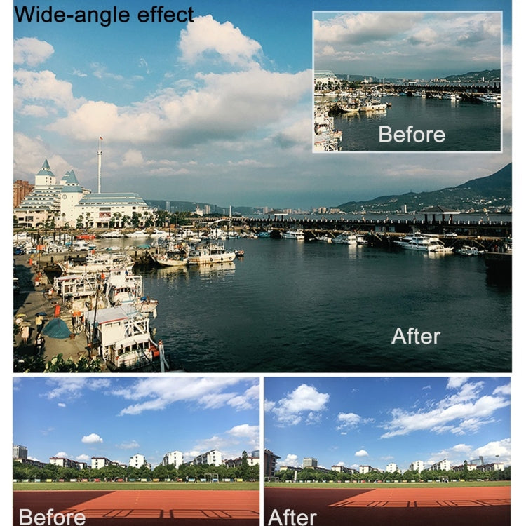 Universal 0.6X Wide Angle Lens + Macro Lens with Metal Clip, For iPhone, Samsung, HTC, Sony, Huawei, Xiaomi, Meizu