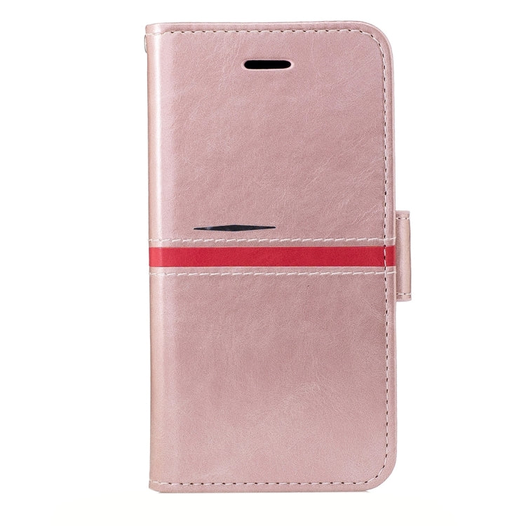 For  iPhone 8 & 7  Crazy Horse Texture PU Leather Horizontal Flip Leather Case with Holder & Card Slots & Wallet & Photo Frame & Lanyard