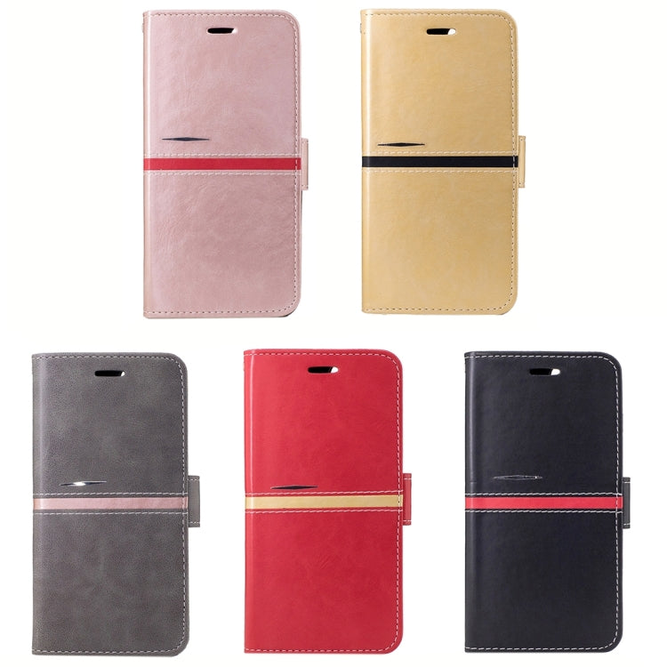 For  iPhone 8 & 7  Crazy Horse Texture PU Leather Horizontal Flip Leather Case with Holder & Card Slots & Wallet & Photo Frame & Lanyard