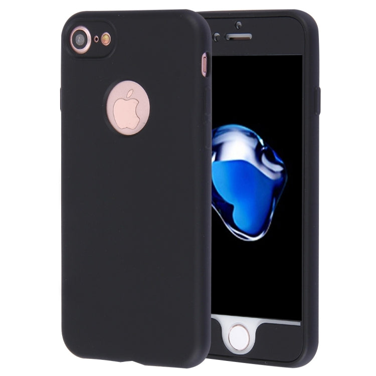 For  iPhone 8 & 7  360 Degrees Full Protection Soft TPU Back Cover + PC Front Combination Case