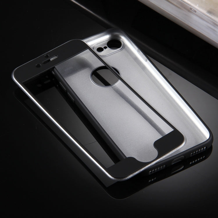 For  iPhone 8 & 7  360 Degrees Full Protection Soft TPU Back Cover + PC Front Combination Case
