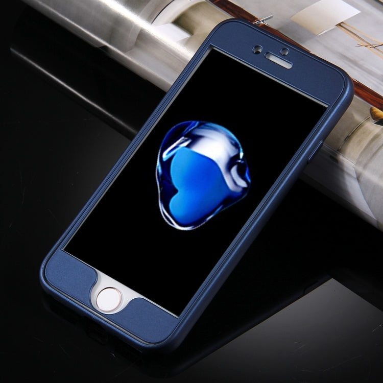 For  iPhone 8 & 7  360 Degrees Full Protection Soft TPU Back Cover + PC Front Combination Case