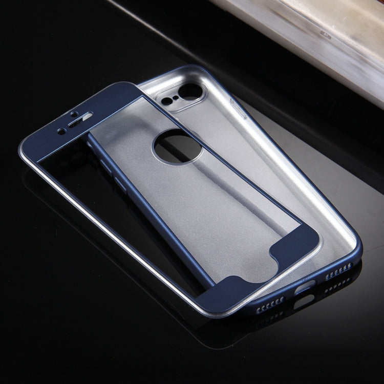 For  iPhone 8 & 7  360 Degrees Full Protection Soft TPU Back Cover + PC Front Combination Case