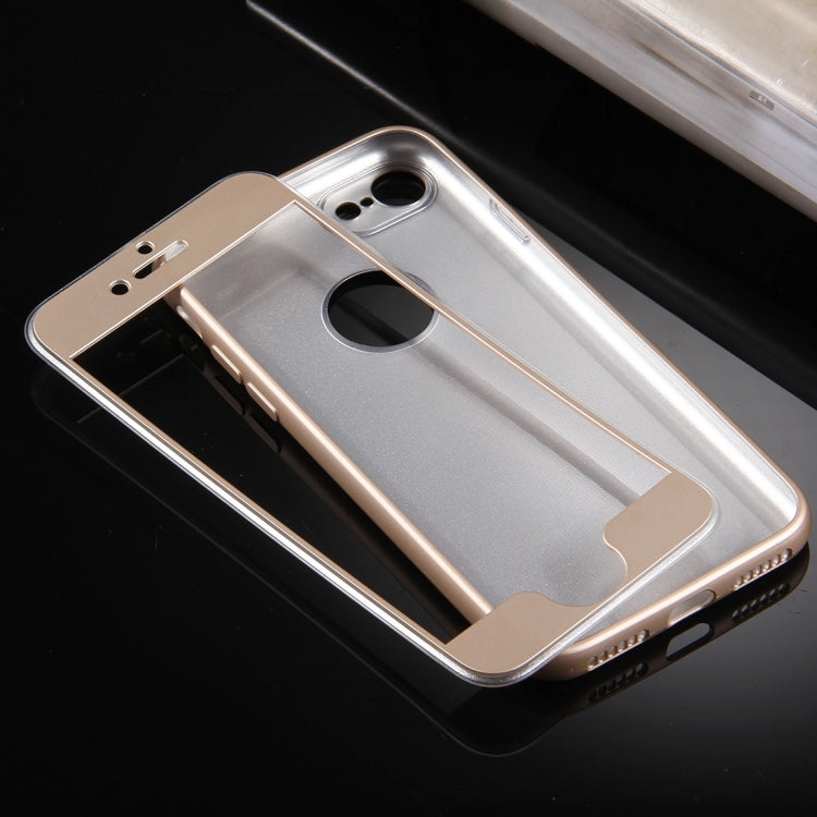 For  iPhone 8 & 7  360 Degrees Full Protection Soft TPU Back Cover + PC Front Combination Case
