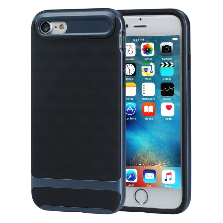 For  iPhone 8 & 7  3D Diamond PC + TPU Combination Protective Case