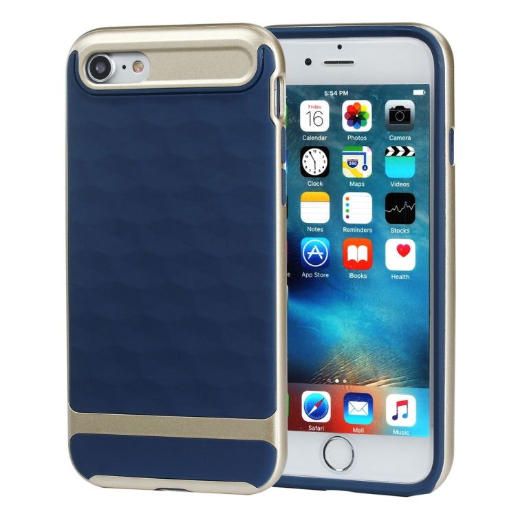 For  iPhone 8 & 7  3D Diamond PC + TPU Combination Protective Case