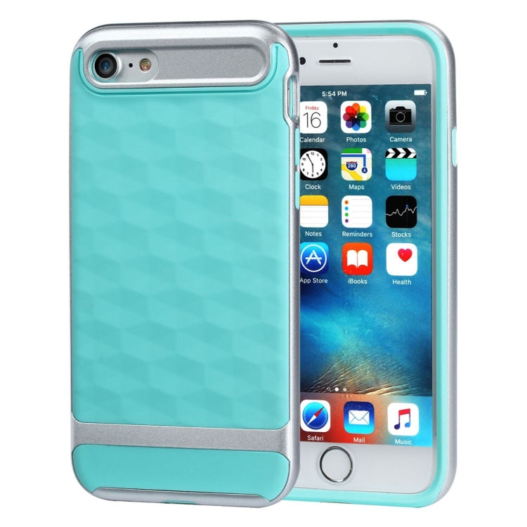 For  iPhone 8 & 7  3D Diamond PC + TPU Combination Protective Case
