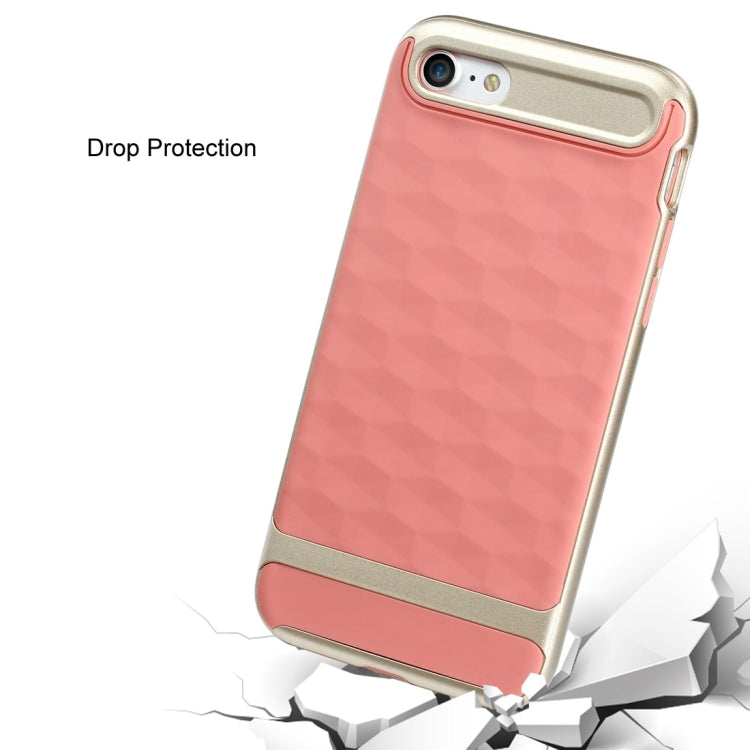 For  iPhone 8 & 7  3D Diamond PC + TPU Combination Protective Case