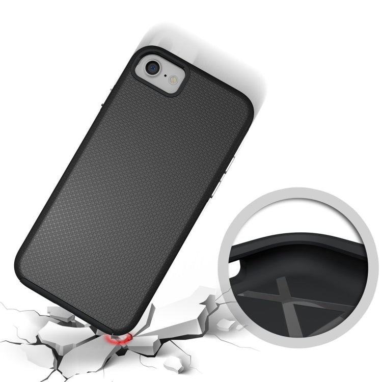 For  iPhone 8 & 7  Ball Texture Anti-slip PC + TPU Protective Back Cover Case