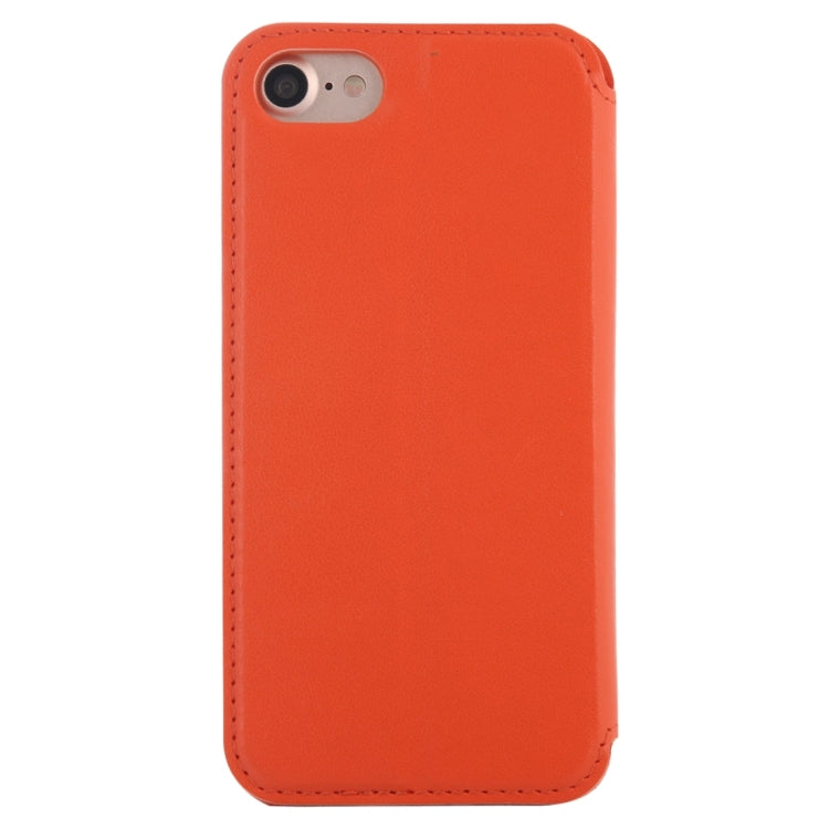 For  iPhone 8 & 7  Crazy Horse Texture Horizontal Flip Leather Case with Call Display ID & Holder & Card Slot