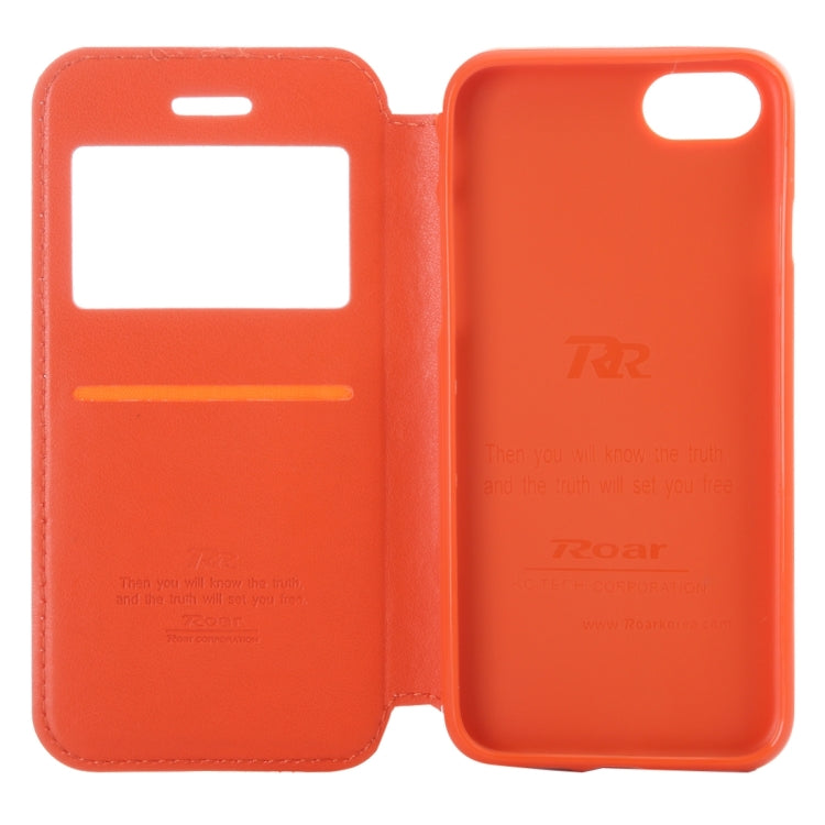 For  iPhone 8 & 7  Crazy Horse Texture Horizontal Flip Leather Case with Call Display ID & Holder & Card Slot