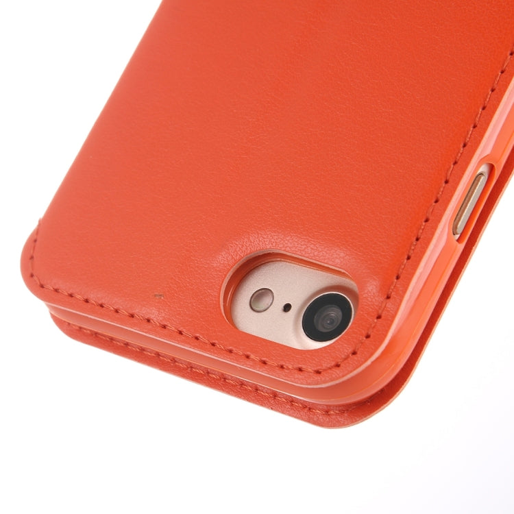 For  iPhone 8 & 7  Crazy Horse Texture Horizontal Flip Leather Case with Call Display ID & Holder & Card Slot
