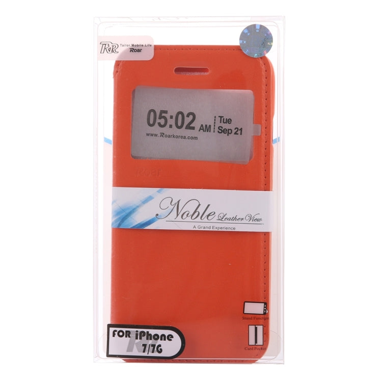 For  iPhone 8 & 7  Crazy Horse Texture Horizontal Flip Leather Case with Call Display ID & Holder & Card Slot