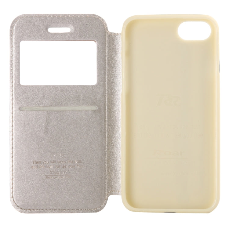 For  iPhone 8 & 7  Crazy Horse Texture Horizontal Flip Leather Case with Call Display ID & Holder & Card Slot