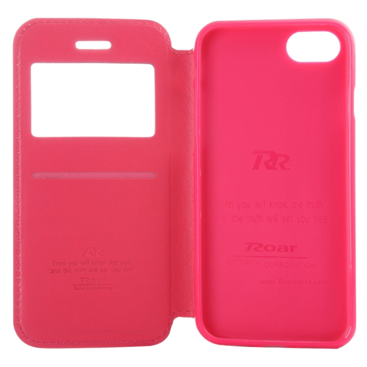 For  iPhone 8 & 7  Crazy Horse Texture Horizontal Flip Leather Case with Call Display ID & Holder & Card Slot