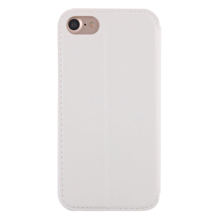 For  iPhone 8 & 7  Crazy Horse Texture Horizontal Flip Leather Case with Call Display ID & Holder & Card Slot