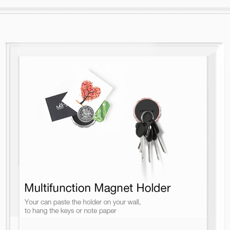CAFELE Universal Flat Type Bright Surface Magnetic Gear Suction Bracket, for iPhone, Samsung, Huawei, Lenovo, Xiaomi, Sony, HTC