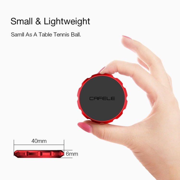 CAFELE Universal Flat Type Bright Surface Magnetic Gear Suction Bracket, for iPhone, Samsung, Huawei, Lenovo, Xiaomi, Sony, HTC