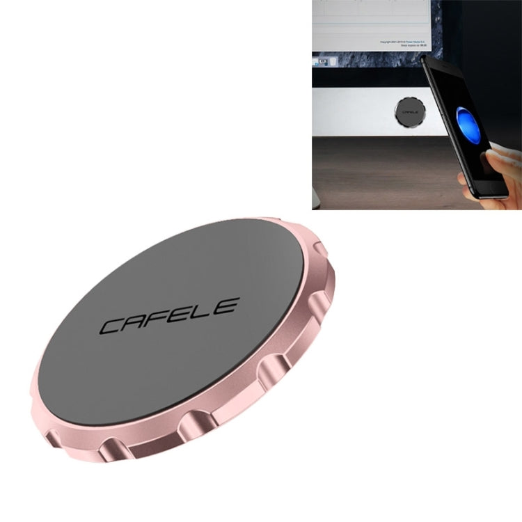 CAFELE Universal Flat Type Bright Surface Magnetic Gear Suction Bracket, for iPhone, Samsung, Huawei, Lenovo, Xiaomi, Sony, HTC