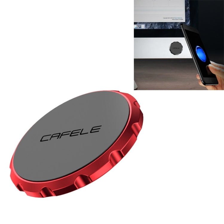CAFELE Universal Flat Type Bright Surface Magnetic Gear Suction Bracket, for iPhone, Samsung, Huawei, Lenovo, Xiaomi, Sony, HTC