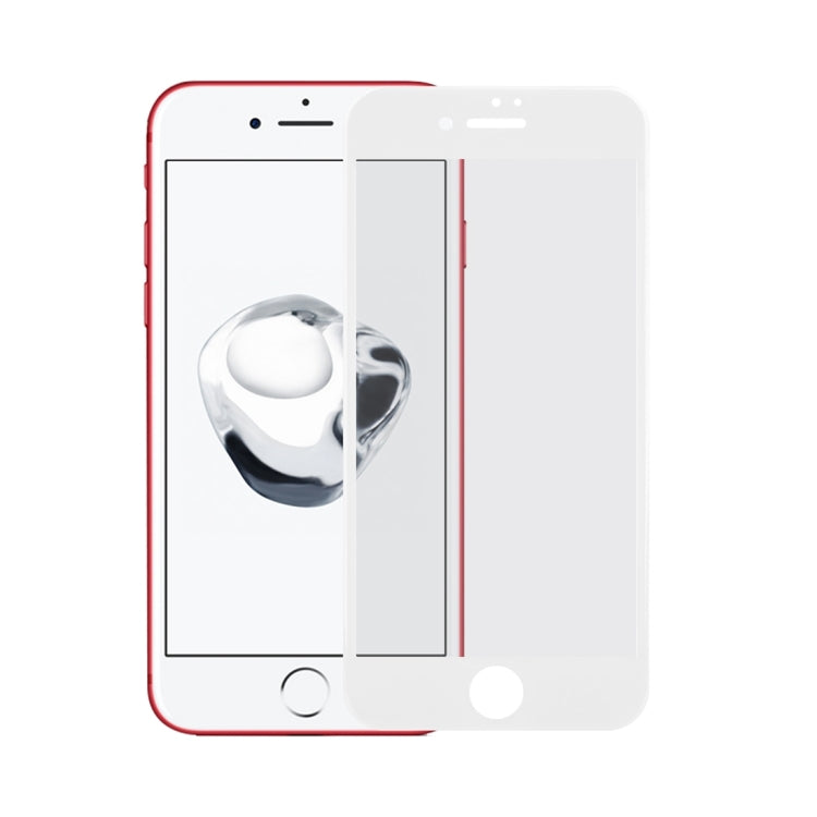 For iPhone 7 Angibabe 0.3mm 9H Surface Hardness 5D Curved Silk-screen Tempered Glass Screen Protector Film