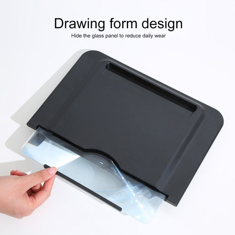 12 inch Pull-out Horizontal and Vertical + TikTok Remote Control Type 3D Ultra-clear Anti Blue-ray Mobile Phone Screen Amplifier