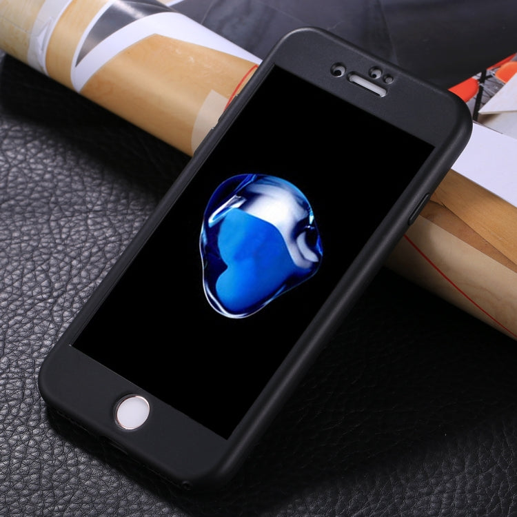 For iPhone SE 2020 & 8 & 7 Stylish Lightweight 360 Degree Shockproof Detachable TPU + PC Combination Protective Case