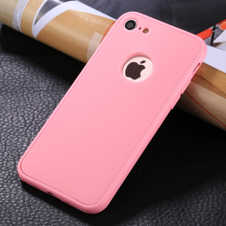 For iPhone SE 2020 & 8 & 7 Stylish Lightweight 360 Degree Shockproof Detachable TPU + PC Combination Protective Case