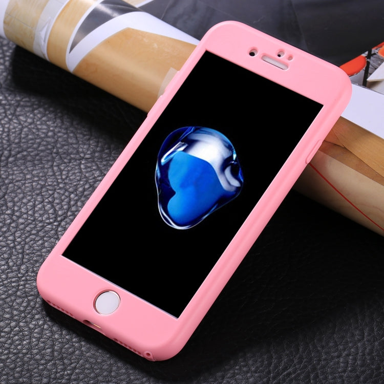 For iPhone SE 2020 & 8 & 7 Stylish Lightweight 360 Degree Shockproof Detachable TPU + PC Combination Protective Case