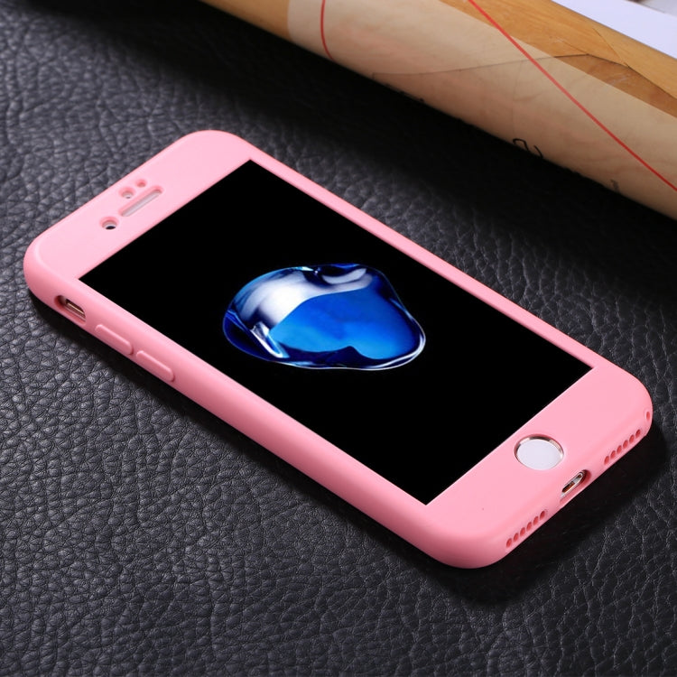 For iPhone SE 2020 & 8 & 7 Stylish Lightweight 360 Degree Shockproof Detachable TPU + PC Combination Protective Case