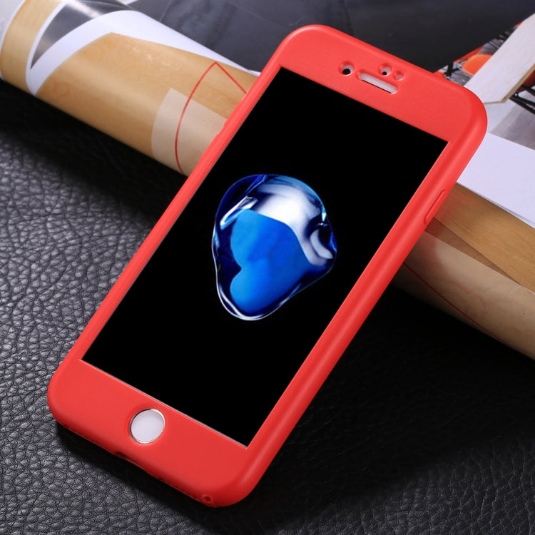For iPhone SE 2020 & 8 & 7 Stylish Lightweight 360 Degree Shockproof Detachable TPU + PC Combination Protective Case
