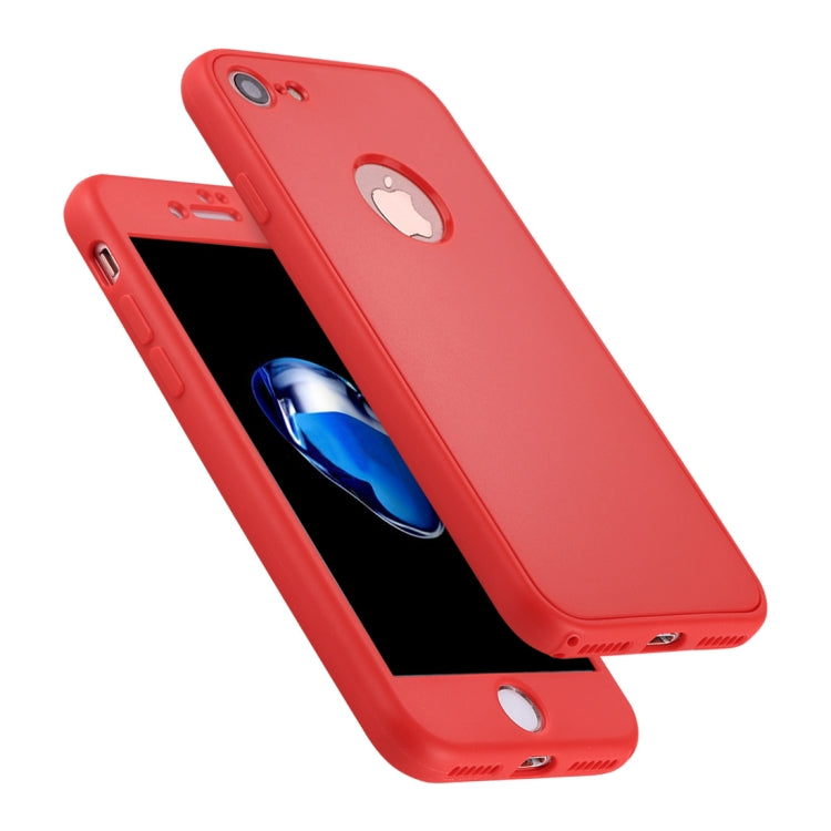 For iPhone SE 2020 & 8 & 7 Stylish Lightweight 360 Degree Shockproof Detachable TPU + PC Combination Protective Case