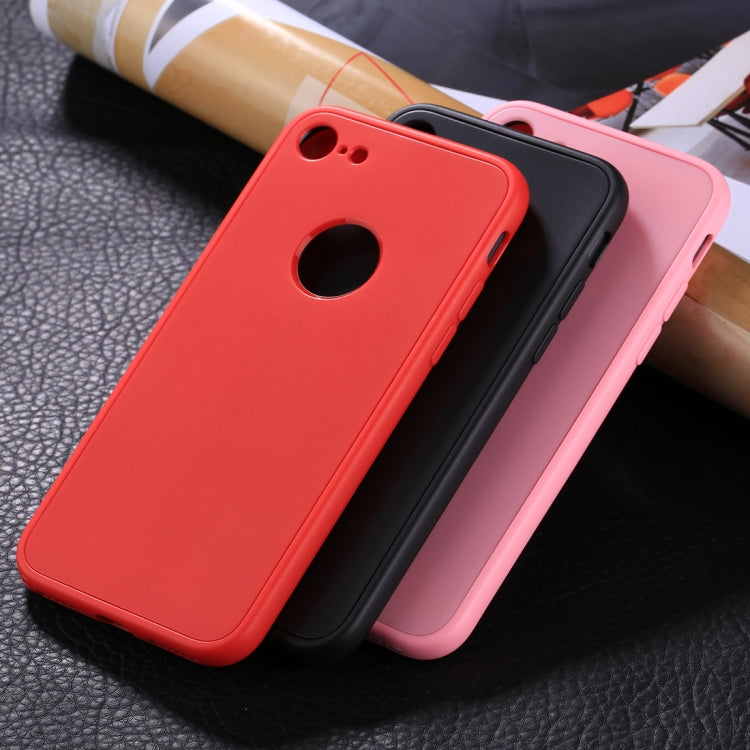 For iPhone SE 2020 & 8 & 7 Stylish Lightweight 360 Degree Shockproof Detachable TPU + PC Combination Protective Case