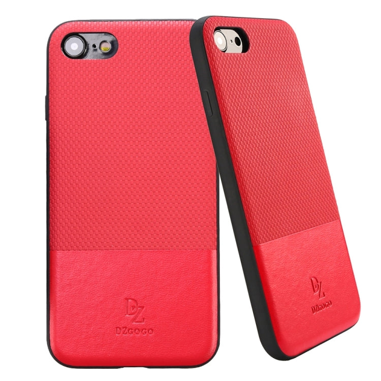 DZGOGO LUXURY Series for  iPhone 8 & 7  TPU + PC Business Style Leatherwear Impact Combination Protection Case
