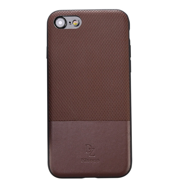 DZGOGO LUXURY Series for  iPhone 8 & 7  TPU + PC Business Style Leatherwear Impact Combination Protection Case