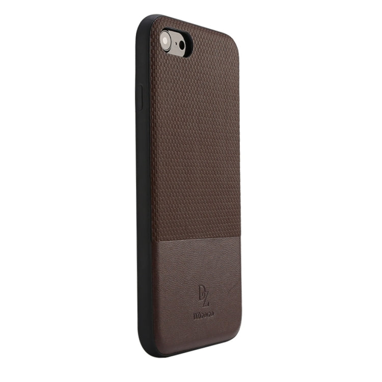 DZGOGO LUXURY Series for  iPhone 8 & 7  TPU + PC Business Style Leatherwear Impact Combination Protection Case