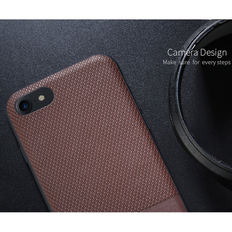 DZGOGO LUXURY Series for  iPhone 8 & 7  TPU + PC Business Style Leatherwear Impact Combination Protection Case