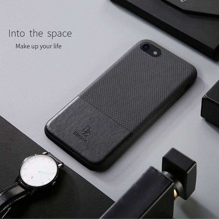 DZGOGO LUXURY Series for  iPhone 8 & 7  TPU + PC Business Style Leatherwear Impact Combination Protection Case