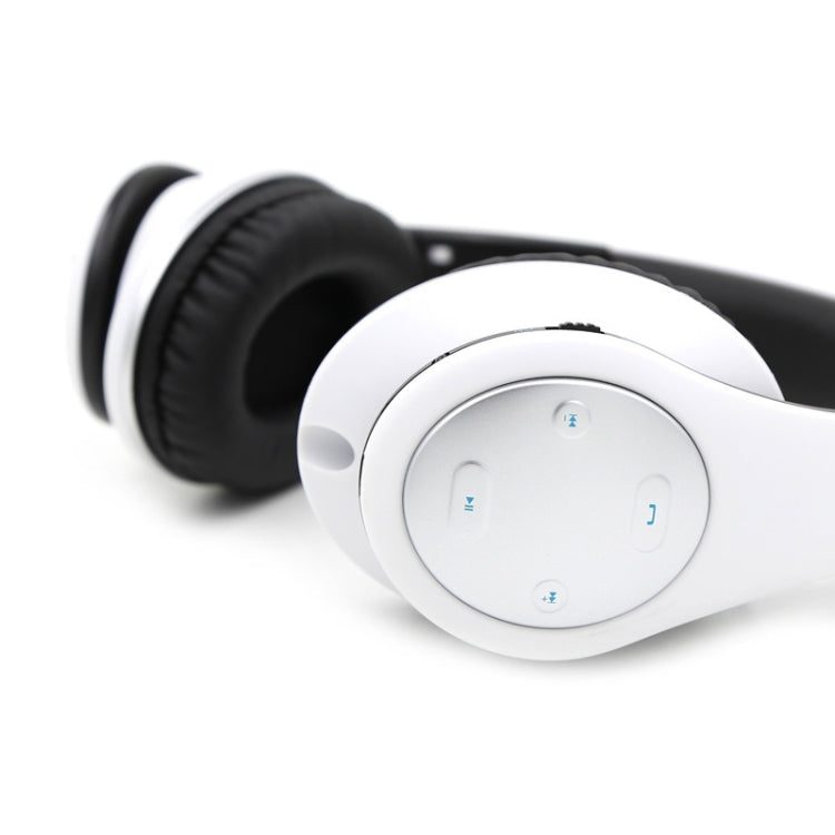 BT-990 Headband Bluetooth Music Headset with Mic, For iPhone, Galaxy, Huawei, Xiaomi, LG, HTC and Other Smart Phones(White)