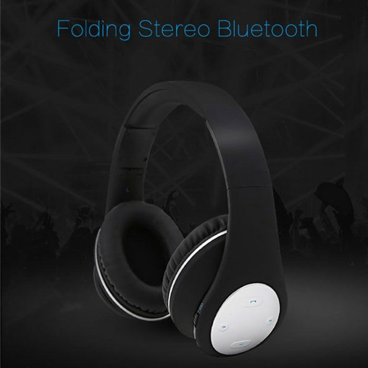 BT-990 Headband Bluetooth Music Headset with Mic, For iPhone, Galaxy, Huawei, Xiaomi, LG, HTC and Other Smart Phones(White)