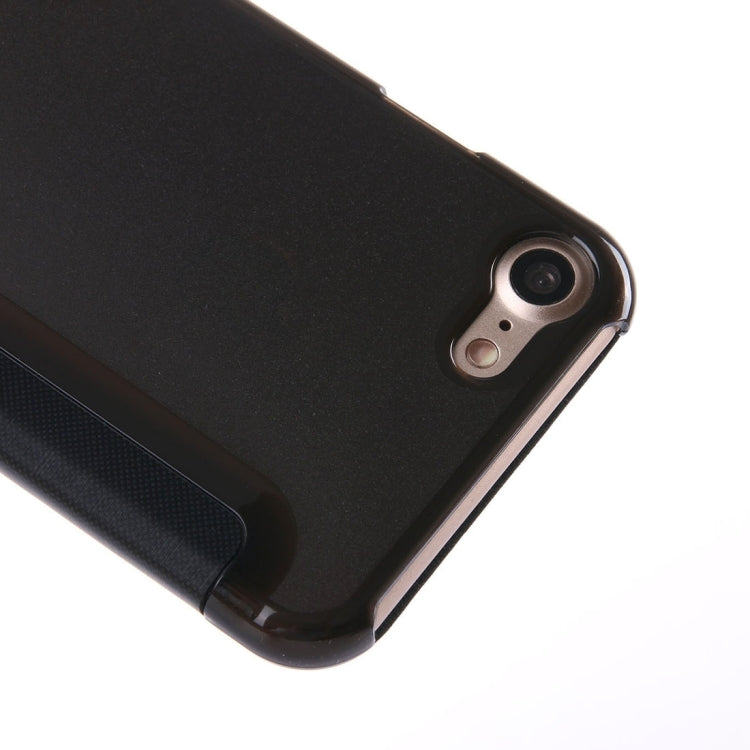 For  iPhone 8 & 7  Horizontal Flip Leather Case with Call Display ID